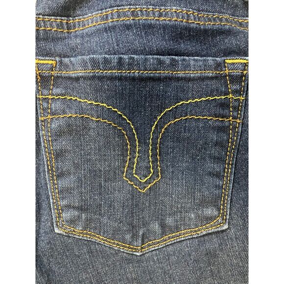 Ann Taylor LOFT Curvy Boot Jeans Size 6P Petite Dark Wash Cotton Stretch - Picture 3 of 6